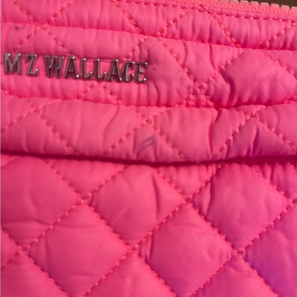 MZ Wallace Vibrant Pink Quilted Belt Crossbody Bag - Picture 5 of 5